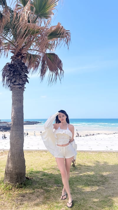 Summery純欲度假抽繩短褲5