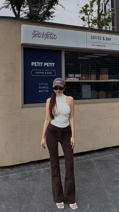 CASUAL好身材立領削肩圓弧Bratop(白)3