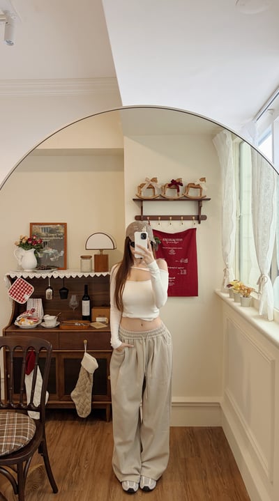 Xmas本期必收斜肩簍空Bratop 白6