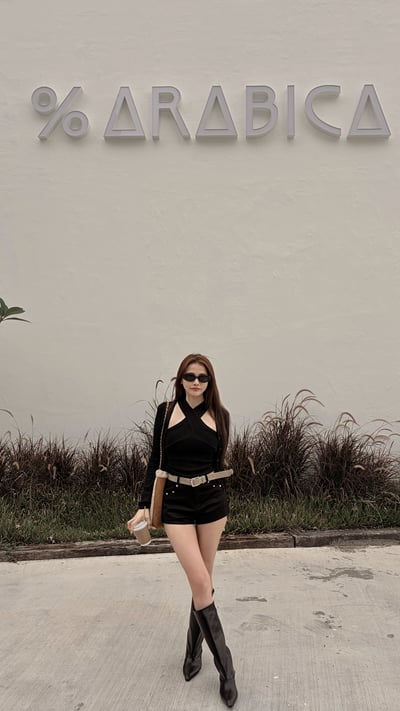 Xmas溫柔氣質針織繞脖+小外套套裝 黑3