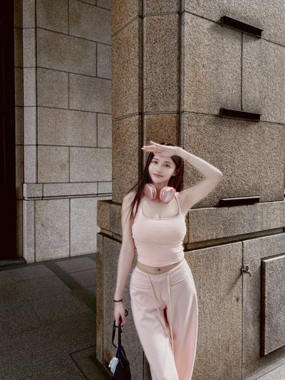 RESORT 極致舒適雲朵棉褲 淺粉6