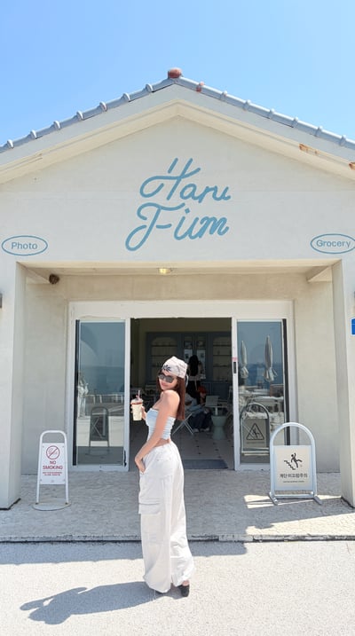 Summery夏日最愛白色抽繩工裝褲8