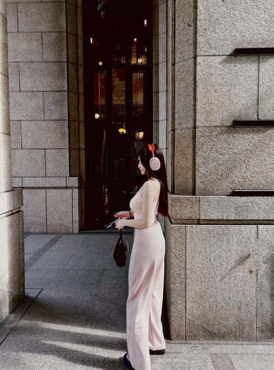 RESORT 極致直角肩繞薄感BRATOP 淺粉4