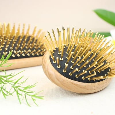 優惠組合❘大(粗短針)+小黃金梳4