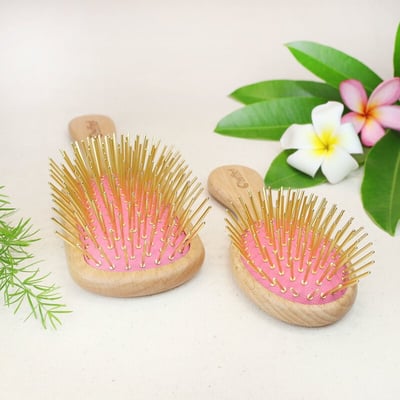 優惠組合❘大(粗長針)+小黃金梳2