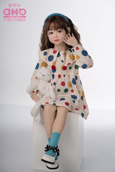 精品 愛相伴 AXB DOLL 仿真妝110cm平胸+GB02頭 愛相伴TPE娃娃 全實體娃娃 性愛娃娃 擬真娃娃 真人娃娃 情趣用品 非充氣娃娃1