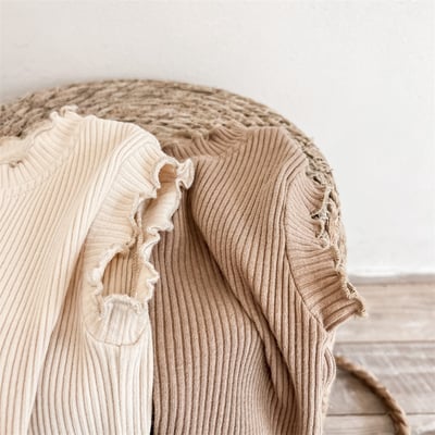 木耳邊無袖素色背心4