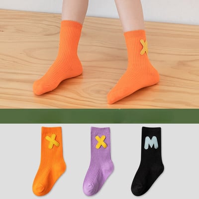 彩色潮流中筒襪(3雙入)7