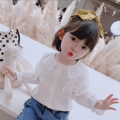 女童牛仔吊帶褲+上衣3