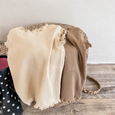 木耳邊無袖素色背心3