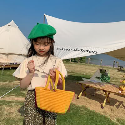 泡泡袖純棉T恤5