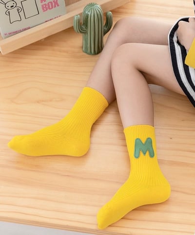 彩色潮流中筒襪(3雙入)9