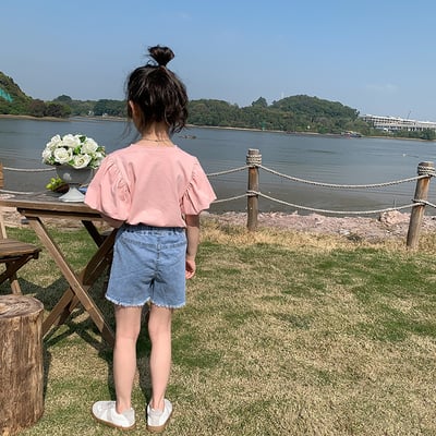 泡泡袖純棉T恤7