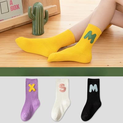 彩色潮流中筒襪(3雙入)6