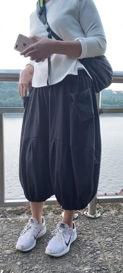 SEDA 中大尺碼  外貼口袋花苞燈籠褲 (1017001)8