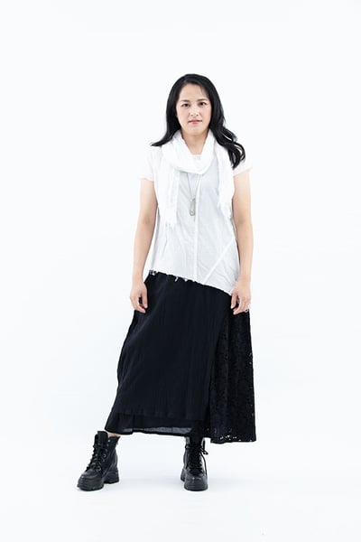 SEDA  大尺碼蕾絲裙~整圈鬆緊帶~11160031