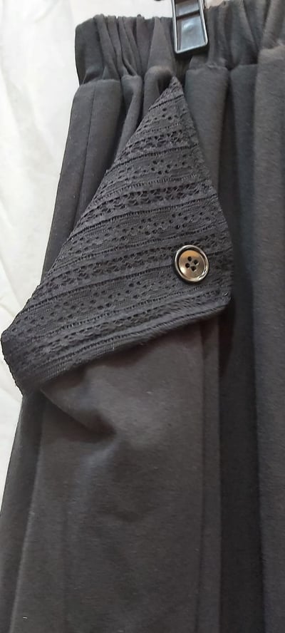 SEDA 超大尺碼蕾絲口袋裙~100`150公斤可穿2