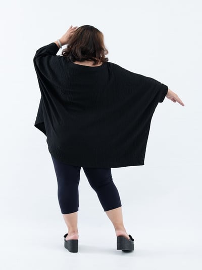 SEDA 超大尺碼蝴蝶袖加長上衣~11110086