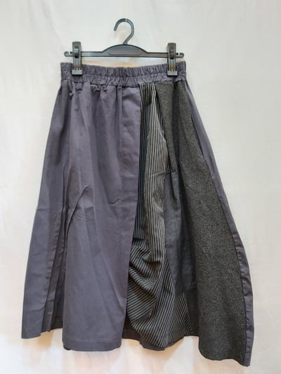 SEDA 異材質拼接裙子1