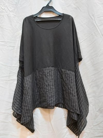 SEDA 大尺碼下擺拼接上衣2