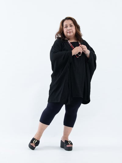 SEDA 超大尺碼蝴蝶袖加長上衣~11110084