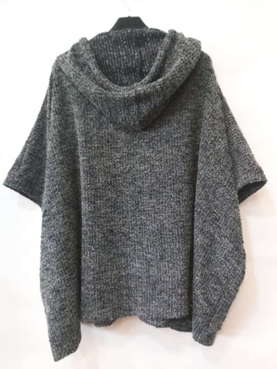 SEDA~胖瘦都可穿披肩連帽外套2