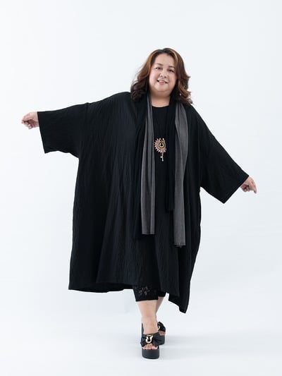 SEDA .超大尺碼 領口V領.舒適簡單寬版造型四方洋裝~11150072