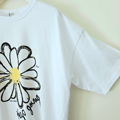 手繪花朵T-shirt2