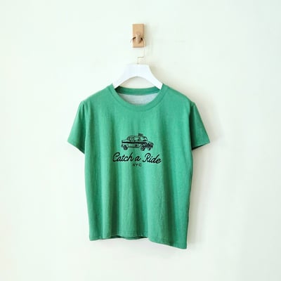 手繪汽車印花短袖T-shirt1