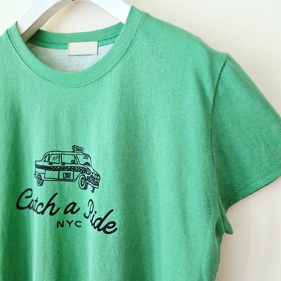 手繪汽車印花短袖T-shirt2