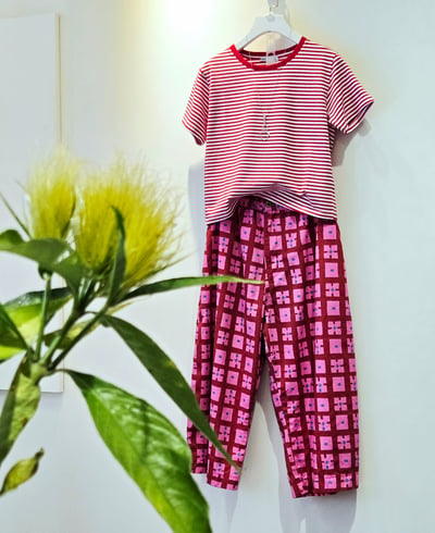純棉小愛心條紋T-shirt4