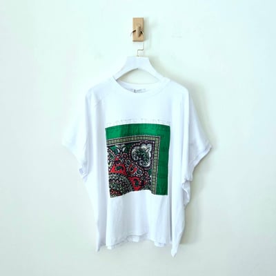 純棉佩斯利圖騰T-shirt1