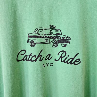手繪汽車印花短袖T-shirt3