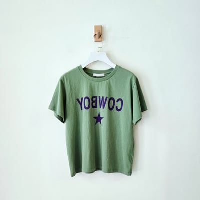 COWBOY印花圓領短袖T-shirt1