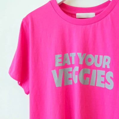 英文字小圓領T-shirt2