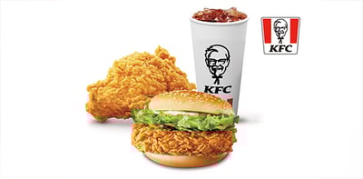 肯德基咔啦脆雞配雞腿堡套餐好禮即享券(團購優惠請洽客服）1