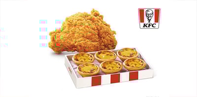 肯德基原味蛋撻禮盒+咔啦脆雞好禮即享券1