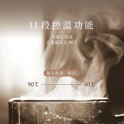 ｜AIWA 愛華｜1.7L  11段控溫電茶壼 AA-K21S｜4