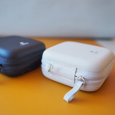 LaPO 無線快充行動電源 WT-08 硬殼保護收納包｜象牙白｜星河藍｜4