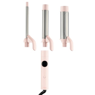 【TYMO】CUES負離子捲髮棒｜三款陶瓷捲筒｜夢幻粉｜經典黑2