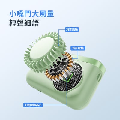 ｜現貨｜Timo吹雪冰鎮｜製冷與渦輪二合一｜100檔 強力製冷 頸掛上吹冰風扇4