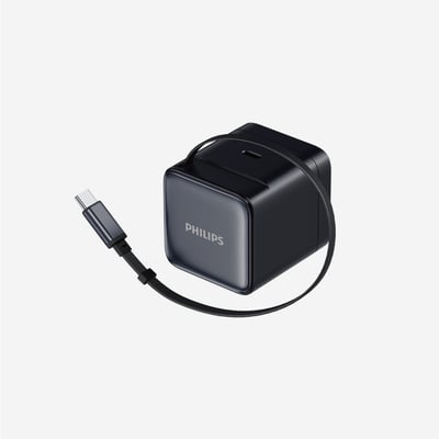 ｜Philips 飛利浦｜45W伸縮線電源供應器｜含萬國轉接頭10