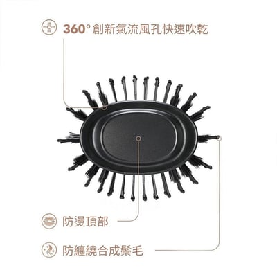 【TYMO】VOLUMIZER 負離子熱風梳｜吹乾、順髮、造型、豐盈5