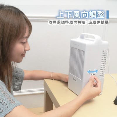 ｜歌林｜USB炫彩水泠霧化扇｜水霧降溫｜炫彩氛圍燈｜三段風速｜9