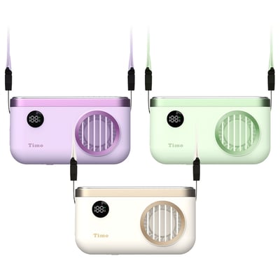 ｜現貨｜Timo吹雪冰鎮｜製冷與渦輪二合一｜100檔 強力製冷 頸掛上吹冰風扇1