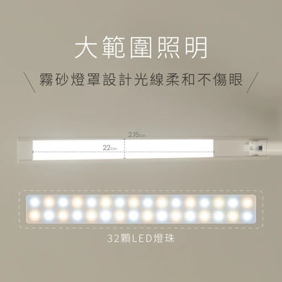 ｜KINYO｜LED高亮度折疊檯燈｜3