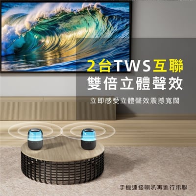 ｜PHILIPS｜ 炫彩RGB強力低音無線藍牙5.3喇叭｜3