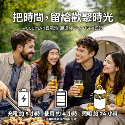 ｜AIWA 愛華｜露營燈藍牙音箱｜BS-RM207