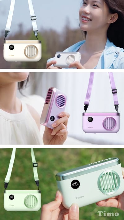 ｜現貨｜Timo吹雪冰鎮｜製冷與渦輪二合一｜100檔 強力製冷 頸掛上吹冰風扇11