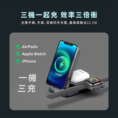 ｜Philips 飛利浦｜Qi2 三合一磁吸充電座4